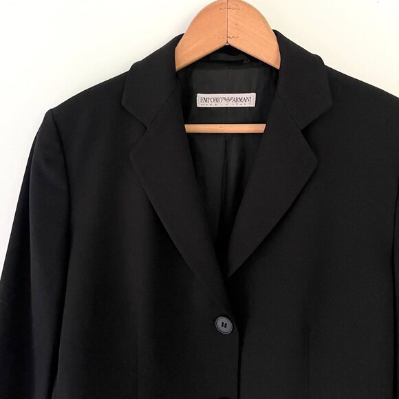 Vintage Armani Wool Coat - Picture 2 of 7